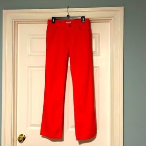 Lilly Pulitzer bright pink/coral corduroy pants